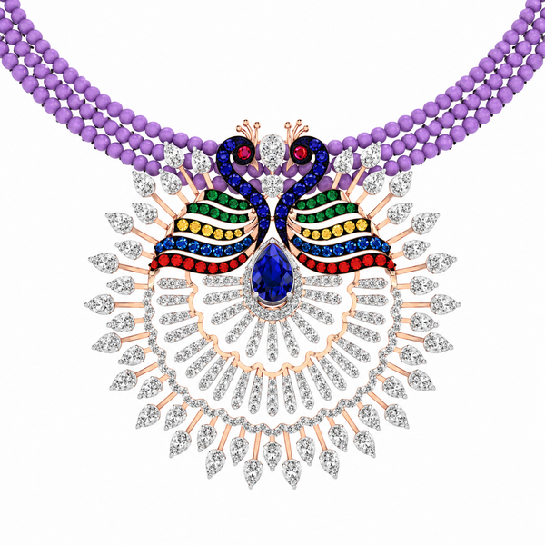 Rainbow Mayura Heritage Necklace