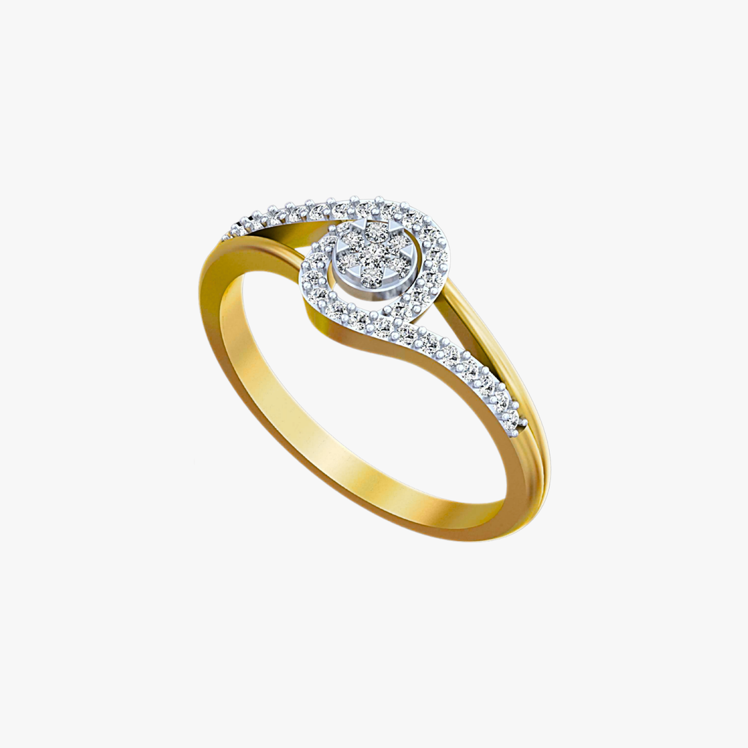 Eternal Swirl Diamond Ring