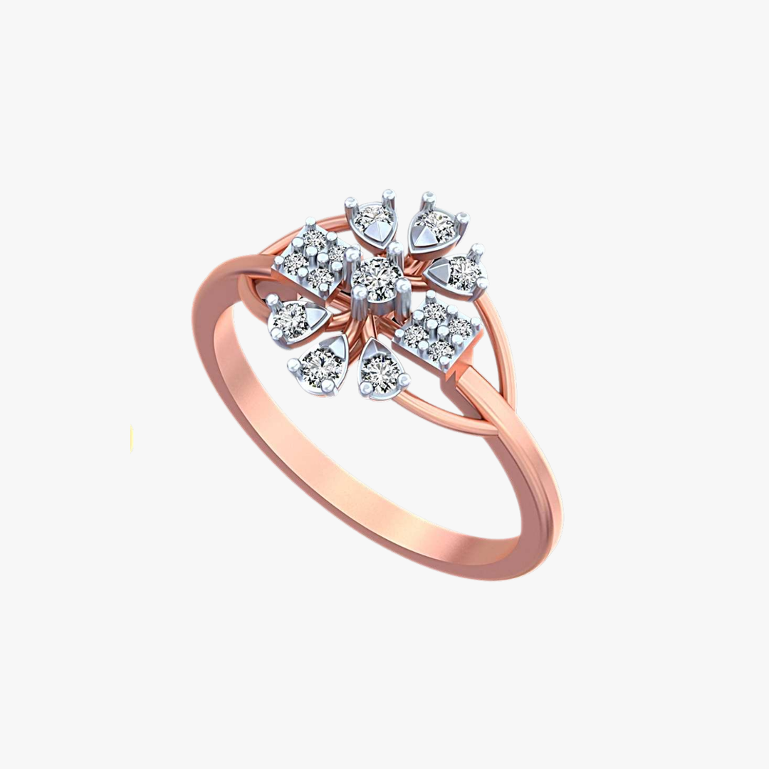 Blooming Petals Diamond Ring