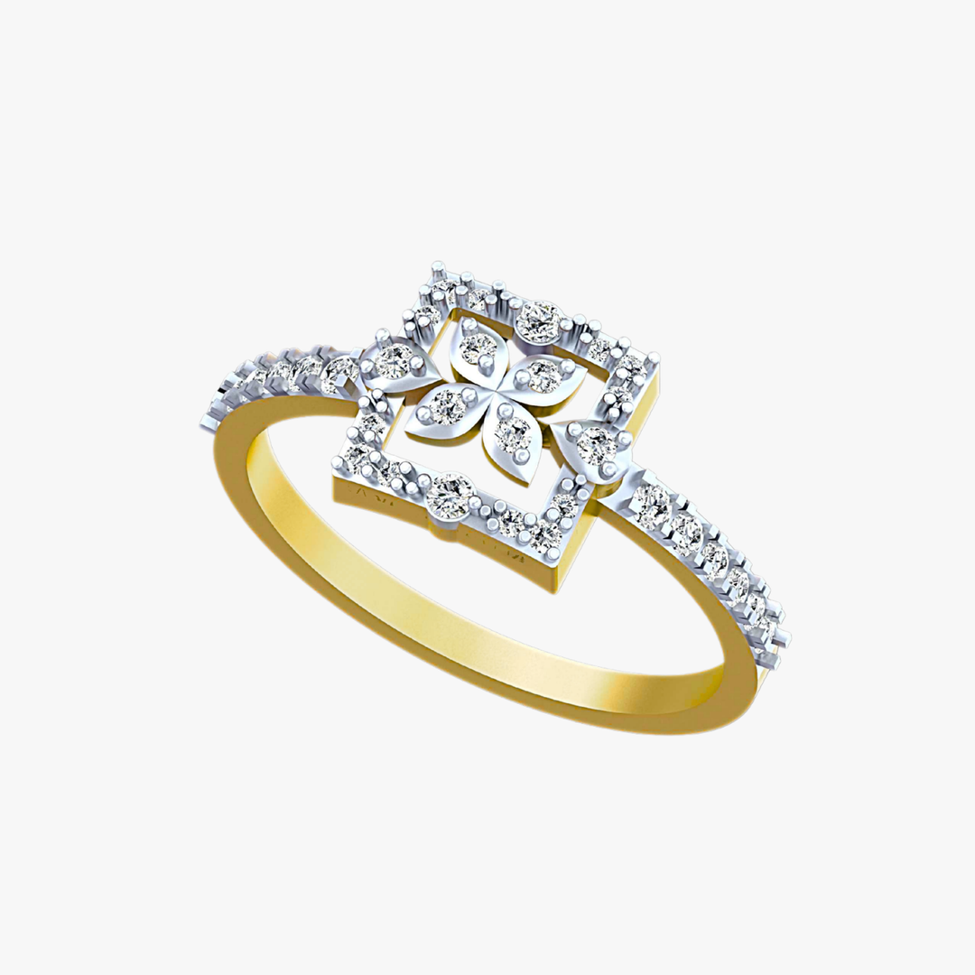 Royal Petal Diamond Ring