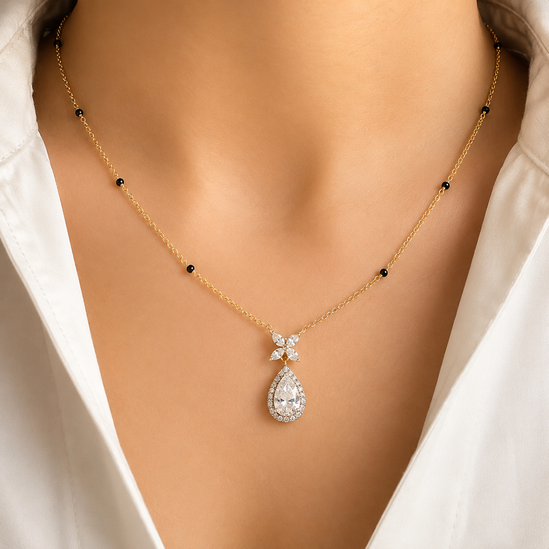 Eternal Teardrop Diamond Mangalsutra