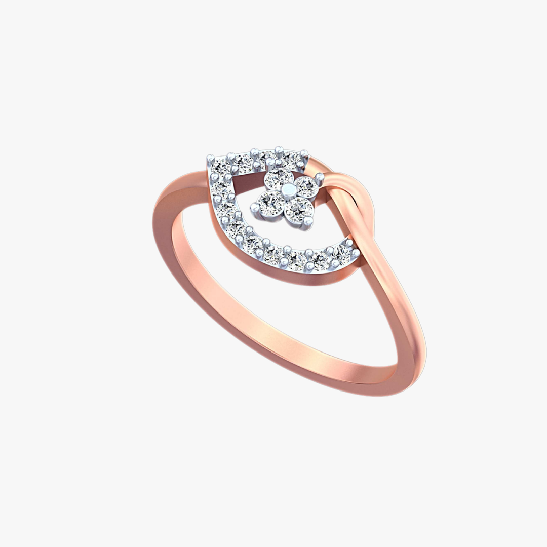 Petal Glow Diamond Ring