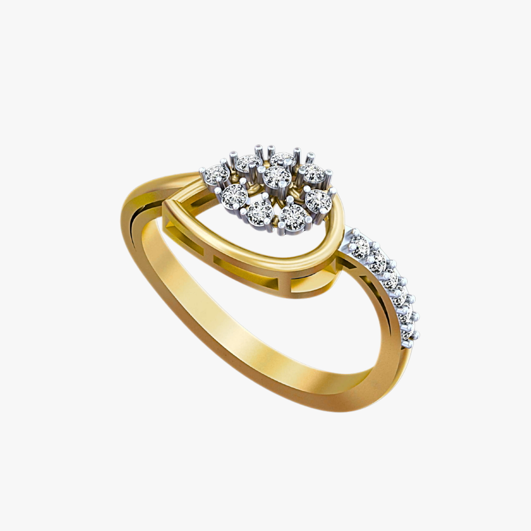 Celestial Bloom Diamond Ring