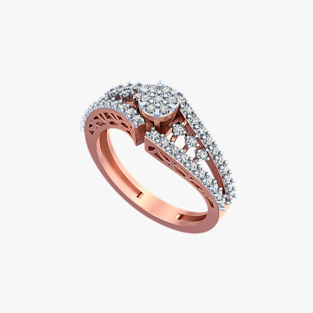 Celestial Bloom Diamond Ring
