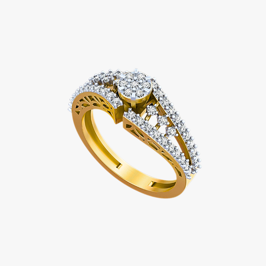 Celestial Bloom Diamond Ring