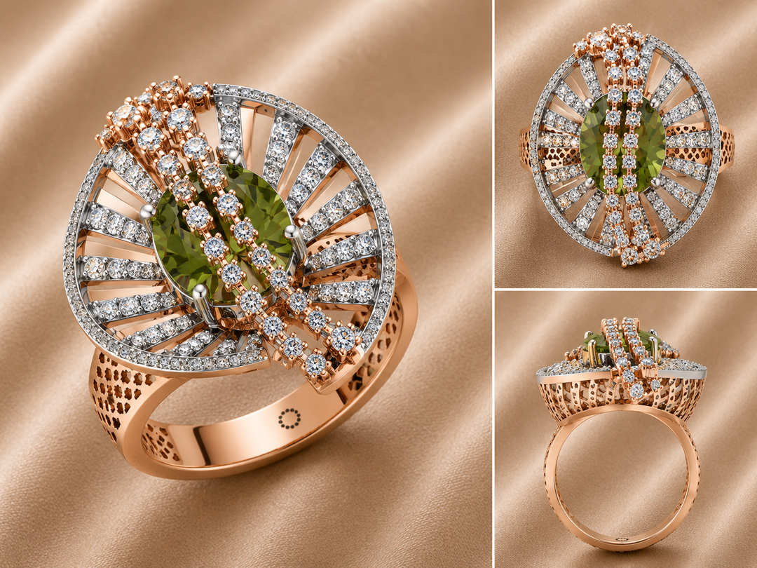 Olive Radiance Diamond Ring