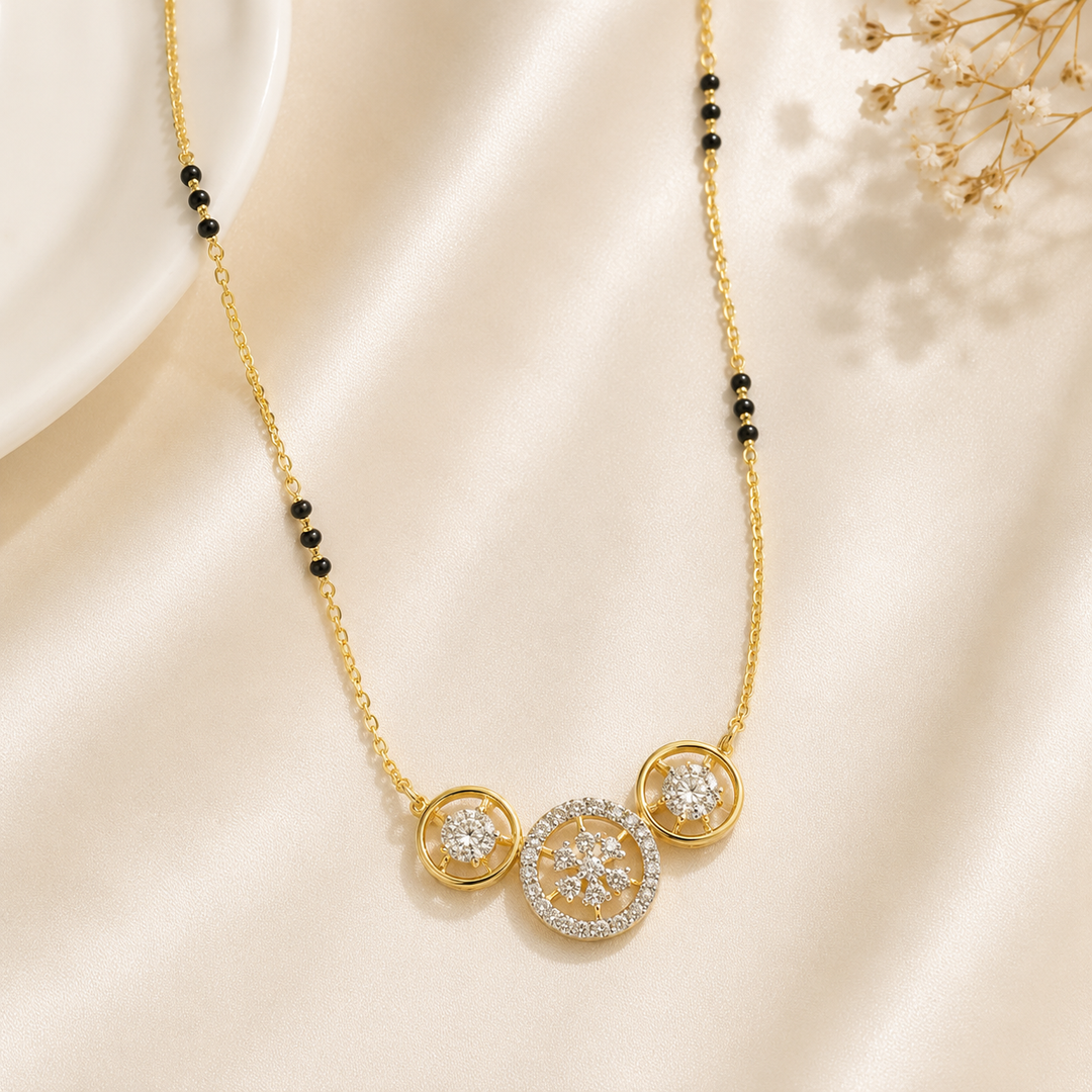 Celestial Bloom Diamond Mangalsutra