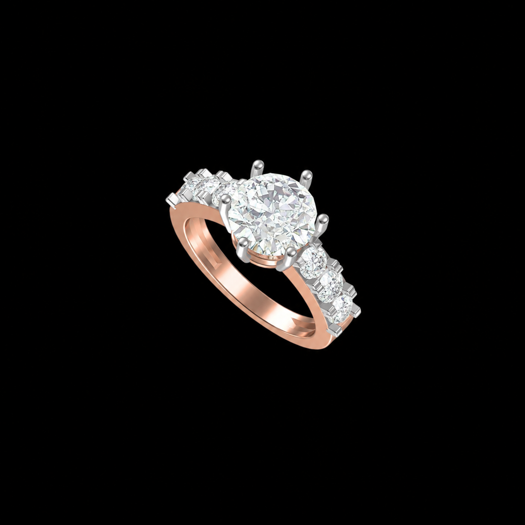 Royal Halo Diamond Engagement Ring