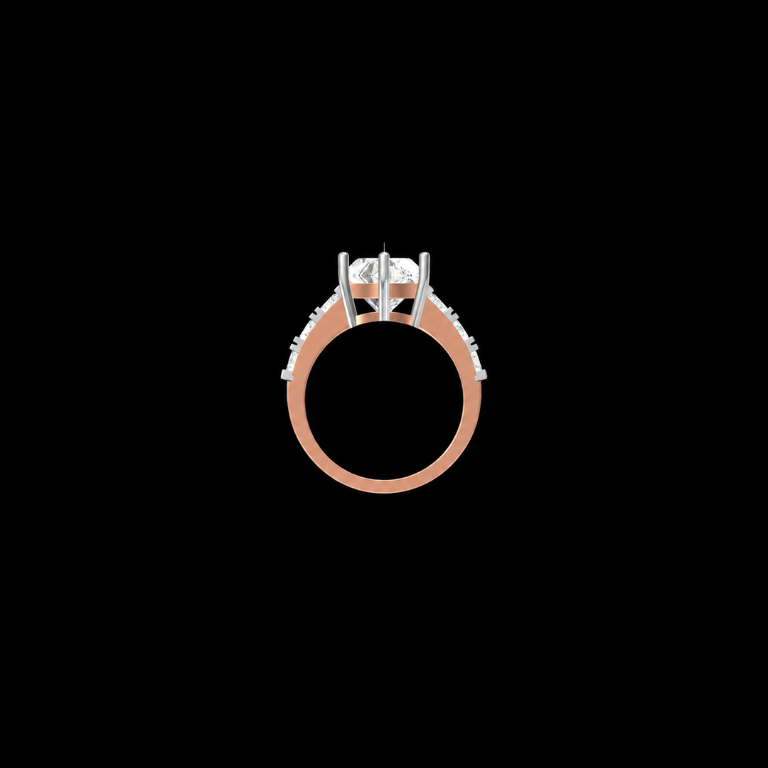 Royal Halo Diamond Engagement Ring