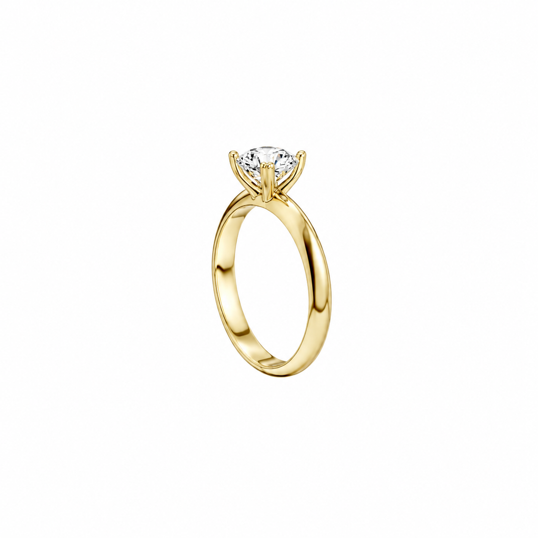 Imperial Crown Solitaire Diamond Ring
