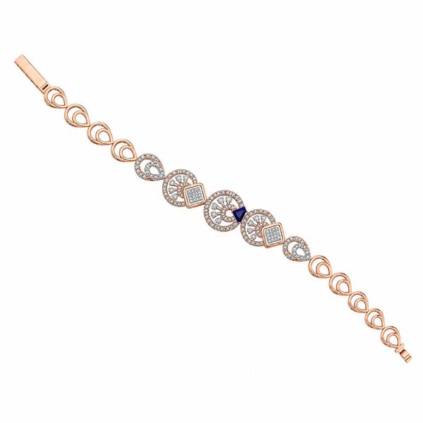 Sapphire Infinity Diamond Bracelet