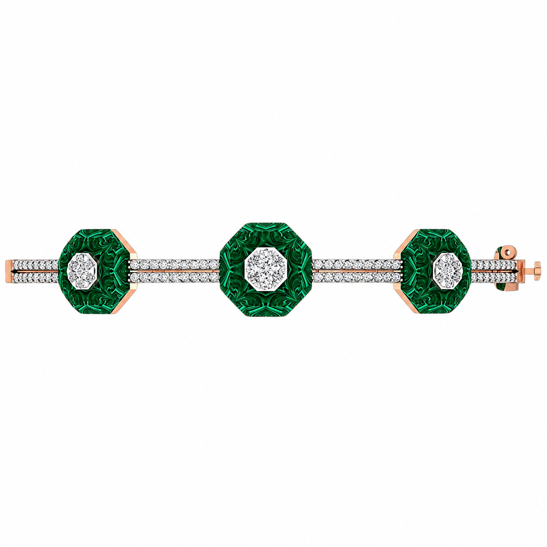 Emerald Royale Diamond Bracelet