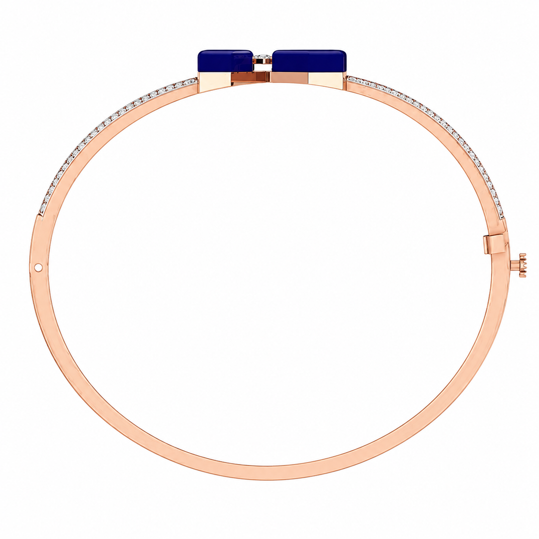Royal Sapphire Diamond Floral Bracelet