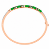 Emerald Wave Diamond Designer Bangle