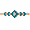 Turquoise Royale Diamond Designer Bangle