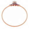 Ruby Blossom Diamond Luxe Bangle