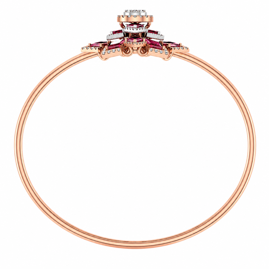 Ruby Blossom Diamond Luxe Bracelet