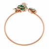 Emerald Blossom Diamond Luxe Bangle