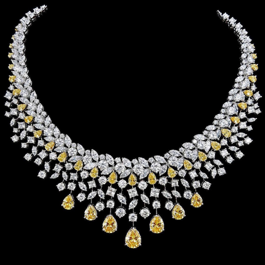 Golden Sparkle Luxury Necklace