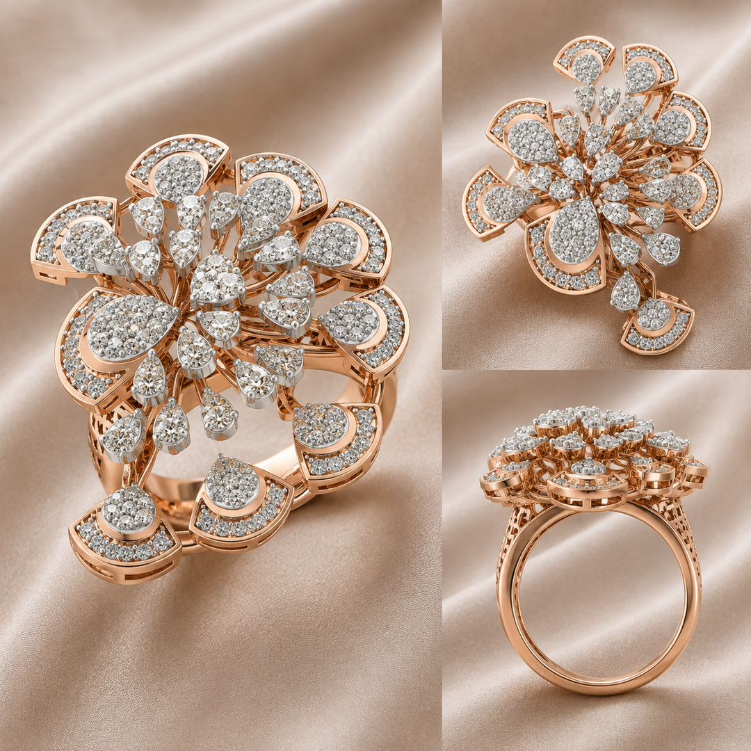 Imperial Bloom Diamond Ring