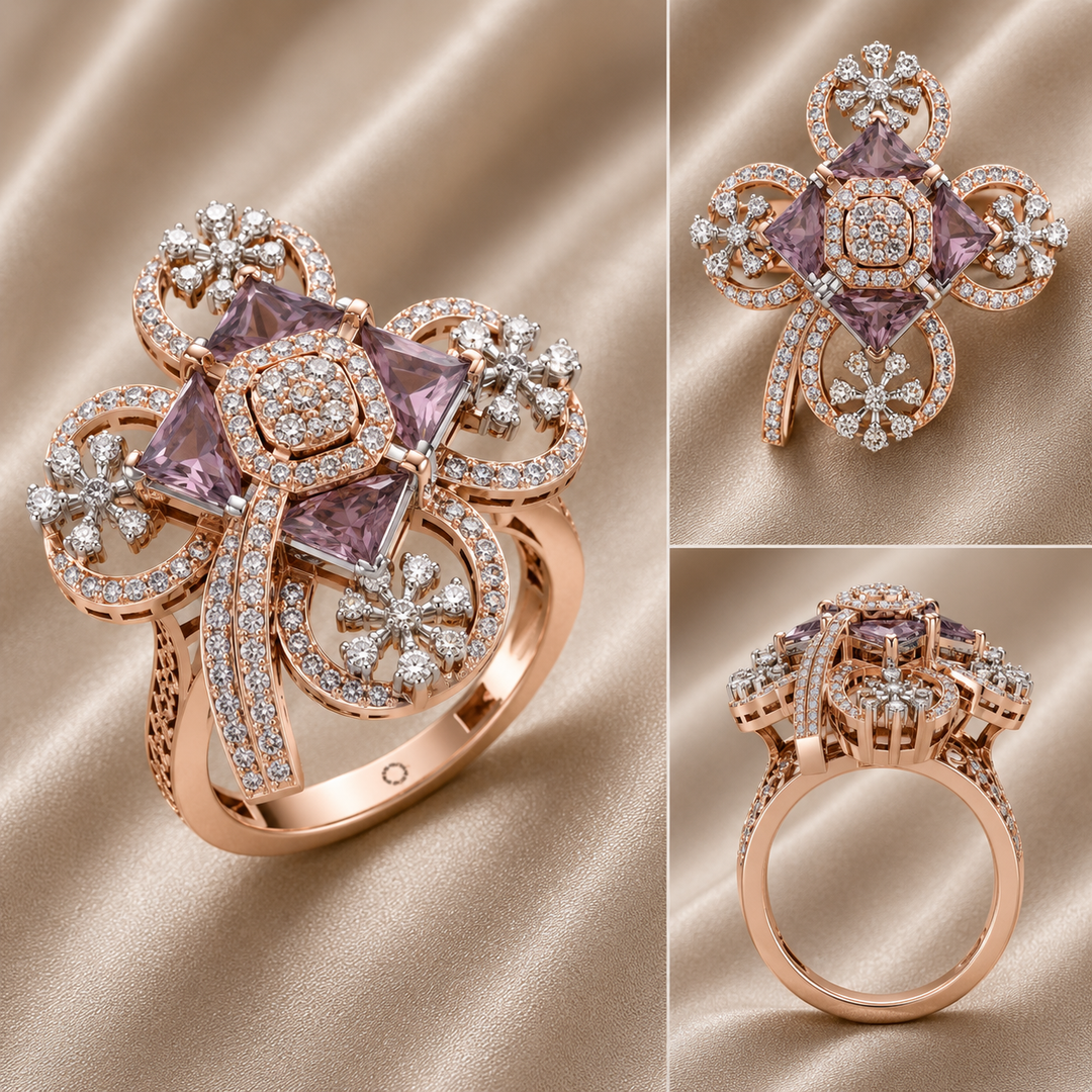 Lavender Royale Diamond Ring